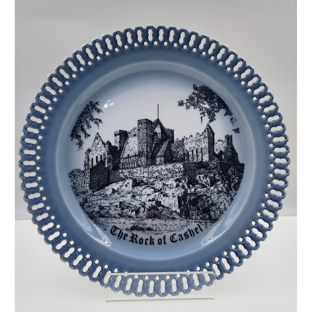 Vintage B&G Rock of Cashel Plate Shannon Airport Denmark Copenhagen 8" Ireland